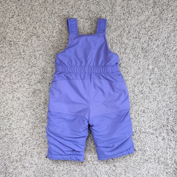 L.L. BEAN Infants' Cold Buster Snow Bib, 6-12M, Purple - Picture 3 of 8